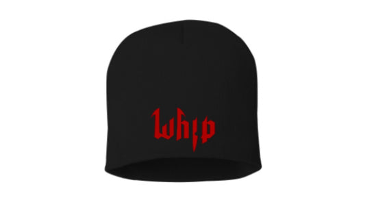 Black Whip Logo Beanie